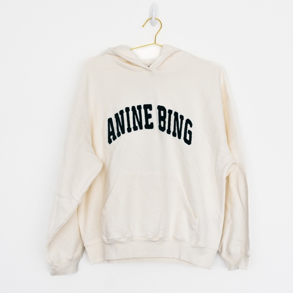 Anine Bing Tops - ANINE BING. Harvey cotton hoodie.